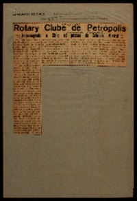 Rotary Clube de Petrópolis