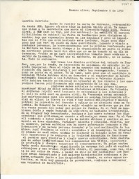 [Carta] 1952 sept. 5, Buenos Aires, [Argentina] [a] Gabriela [Mistral]