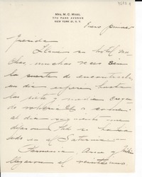 [Carta] [1949?] ene. [a] [Gabriela Mistral]