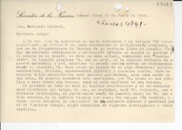 [Carta] 1938 jun. 26, Buenos Aires [a] Gabriela Mistral