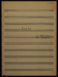 Noche song for voice & piano