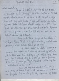 [Carta] 1960 oct. 31, Montevideo, [Uruguay] [a] Doris querida