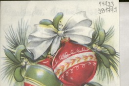 [Tarjeta] 1962 dic., Montevideo, [Uruguay] [a] Doris Dana