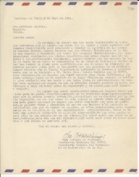 [Carta] 1951 mayo 9, Santiago, Chile [a] Gabriela Mistral, Rapallo, [Italia]