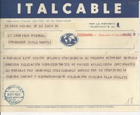 [Telegrama] 1952 oct. 17, Pekin, [China] [a] Gabriela Mistral, Nápoles