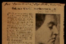 Gabriela Mistral, revolucionaria sutil