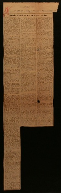 Gabriela Mistral en un aniversario chileno