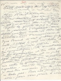 [Carta] 1954 nov. 30, Rapallo, [Italia] [a] [Gabriela Mistral]