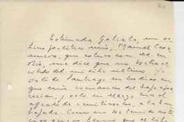 [Carta] [19]41 jul., Santiago, Chile [a] Gabriela [Mistral]