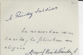 [Carta] 1945 nov. 16, Santiago, [Chile] [a] [Gabriela Mistral]