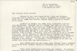 [Carta] 1949 ago. 4, Sierra Madre, California [a] Palma Guillén