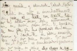 [Carta] [a] Gabriela Mistral