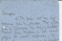 [Carta] Buenos Aires, [Argentina] [a] [Gabriela Mistral]