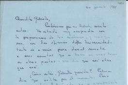 [Carta] [1948?] jun. 30, [EE.UU.?] [a] Gabriela [Mistral]