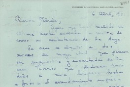 [Carta] 1951 abr. 6, [Estados Unidos] [a] Gabriela Mistral