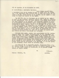 [Carta] 1938 dic. 20, Río de Janeiro, [Brasil] [a] Gabriela [Mistral]