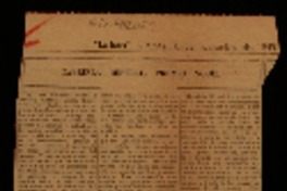 Gabriela Mistral, Premio Nobel