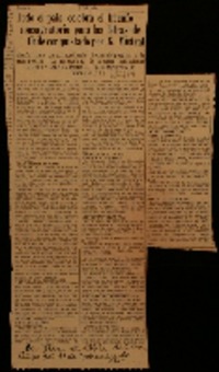 Todo el país celebra el triunfo consagratorio para las letras de Chile conquistado por G. Mistral Vicuña rindió un extraordinario homenaje popular a la gran poetisa : la generosidad de nuestras instituciones felicitan a Gabriela Mistral : en el Ministerio de Educación.