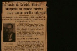 La poesía de Gabriela Mistral interpreta en esencia nuestra raza con un sentido universal dice Salvador Reyes comentando el premio concedido a la poetisa : revuelo causó en las esferas literarias francesas y sudamericanas de París.