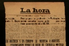 En América y en Europa se vierten elogiosos comentarios sobre la obra de Gabriela Mistral los comentarios coinciden en que se ha hecho una obra de justicia y ensalzan las cualidades de la poetisa que acaba de obtener la distinción máxima de la literatura mundial.
