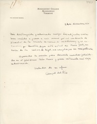 [Carta] 1950 dic. 24, [Middlebury, Vermont, EE.UU.] [a] [Gabriela Mistral]