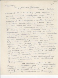 [Carta] 1956 abr. 7, Los Angeles, California, [EE.UU.] [a] Gabriela [Mistral]