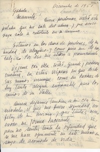 [Carta] 1951 dic., [Santiago] [a] Gabriela Mistral