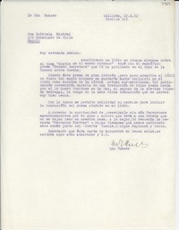 [Carta] 1952 oct. 22, Quillota, [Chile] [a] Gabriela Mistral, Napoli, [Italia]