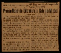 Premio Nobel de Literatura a Gabriela Mistral del Valle del Elqui.