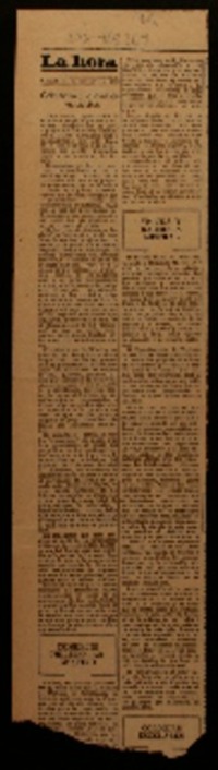 Vicuña y Gabriela Mistral