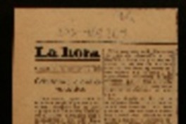 Vicuña y Gabriela Mistral