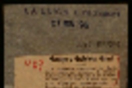 Mensaje a Gabriela Mistral