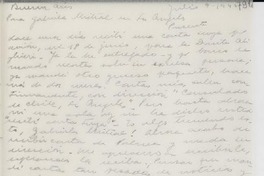 [Carta] 1946 jul. 9, Buenos Aires [a] Gabriela Mistral, Los Ángeles