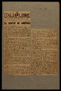 El sentir de América