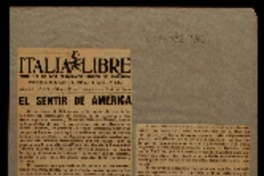 El sentir de América