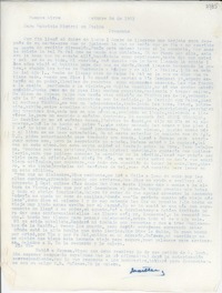 [Carta] 1951 oct. 24, Buenos Aires [a] Gabriela Mistral, Italia
