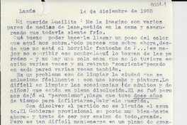 [Carta] 1955 dic. 14, Lanús, [Argentina] [a] Lucilita