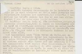 [Carta] 1954 oct. 20, Buenos Aires [a] Doris y Gilda
