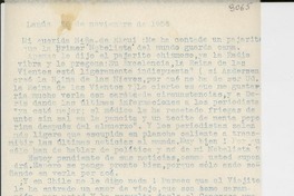 [Carta] 1956 nov. 26, Lanús, [Argentina] [a] [Gabriela Mistral]