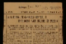 La llegada de Gabriela Mistral a Estocolmo para recibir su premio La Legación sueca en esta capital ha entregado un a información dando a conocer el recibimiento a nuestra poetisa : felicitación de la Universidad de Chile.
