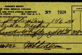 [Cuentas hospitalarias, médicas y documentos conexos]