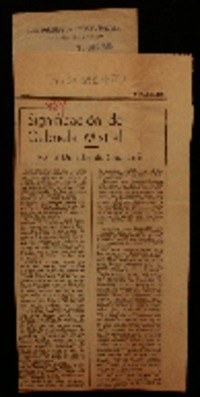 Significación de Gabriela Mistral