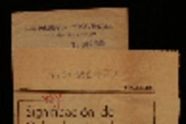 Significación de Gabriela Mistral