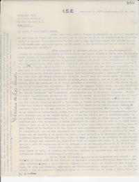 [Carta] 1956 sept. 15, Santiago de Chile [a] Gabriela Mistral, Roslyn Harbor,L. I., New York