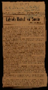 Gabriela Mistral en Suecia