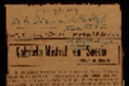 Gabriela Mistral en Suecia