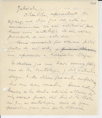 [Carta] 1958 jun. 5, Montevideo, [Uruguay] [a] Gabriela [Mistral]