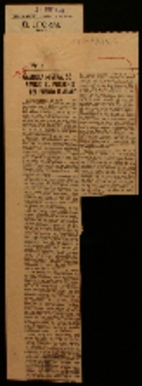 Gabriela Mistral se refirió al porvenir del pueblo italiano