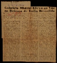 Gabriela Mistral eleva su voz en defensa de Italia desvalida