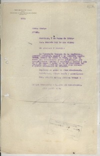 [Memorandum] Secc. Cont. N° 348, 1939 mar. 7, Santiago, [Chile]